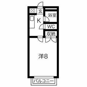 宮城県仙台市青葉区八幡２丁目 北四番丁駅 1K アパート 賃貸物件詳細