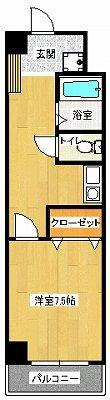 香川県高松市番町３丁目 1K マンション 賃貸物件詳細