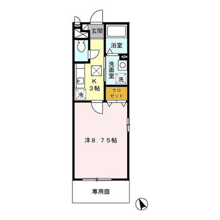 群馬県邑楽郡大泉町大字古氷 西小泉駅 1K アパート 賃貸物件詳細