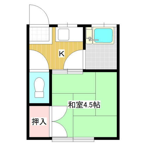 神奈川県川崎市高津区子母口 武蔵新城駅 1K アパート 賃貸物件詳細