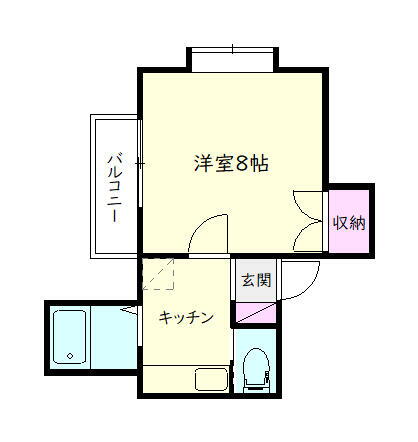 新潟県新潟市西区五十嵐東１丁目 新潟大学前駅 1K アパート 賃貸物件詳細