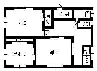 茨城県神栖市知手中央３丁目 平屋建て