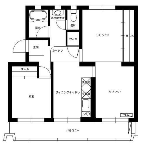 草場コーポ 5階 3DK 賃貸物件詳細