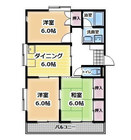 静岡県藤枝市田沼４丁目 3DK アパート 賃貸物件詳細