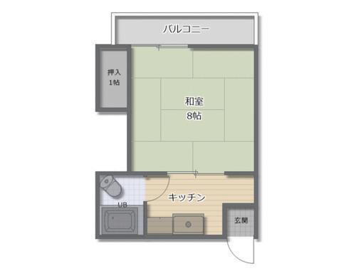 田嶋マンション 4階 1K 賃貸物件詳細