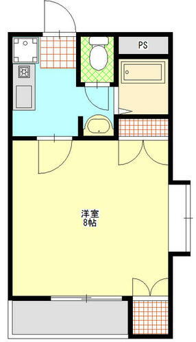 岡山県岡山市北区青江１丁目 大元駅 1K マンション 賃貸物件詳細