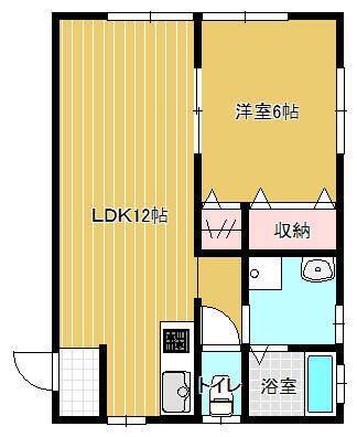 クリーンライフ大田面Ｄ棟 2階 1LDK 賃貸物件詳細