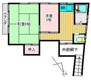 埼玉県川越市大字藤間 上福岡駅 2K アパート 賃貸物件詳細