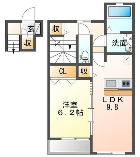 福島県白河市中野山 新白河駅 1LDK アパート 賃貸物件詳細