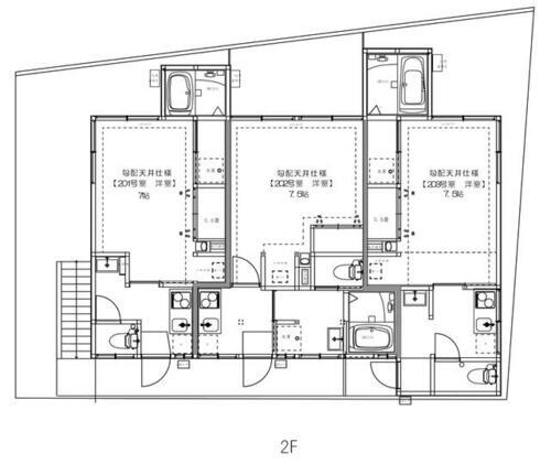京都府京都市山科区北花山寺内町 2階建