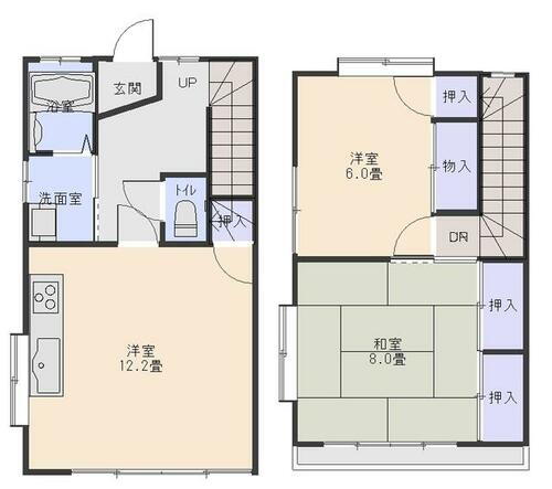 宮城県石巻市築山１丁目 2階建