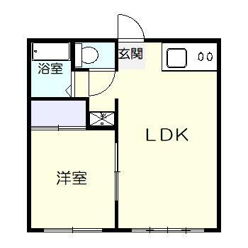宮城県登米市迫町佐沼字錦 1LDK アパート 賃貸物件詳細