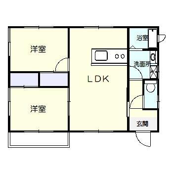 宮城県登米市迫町佐沼字上舟丁 2LDK 一戸建て 賃貸物件詳細