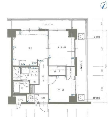 新潟県新潟市中央区南笹口１丁目 新潟駅 2DK マンション 賃貸物件詳細