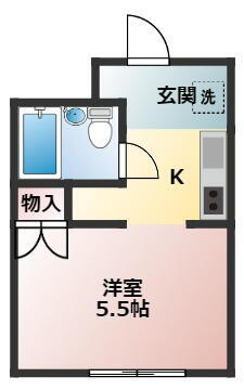 群馬県太田市高林東町 西小泉駅 1K アパート 賃貸物件詳細