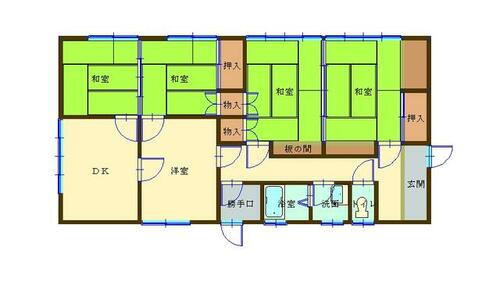 神奈川県小田原市堀之内 富水駅 5DK 一戸建て 賃貸物件詳細