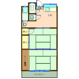 松和荘 2階 2DK 賃貸物件詳細