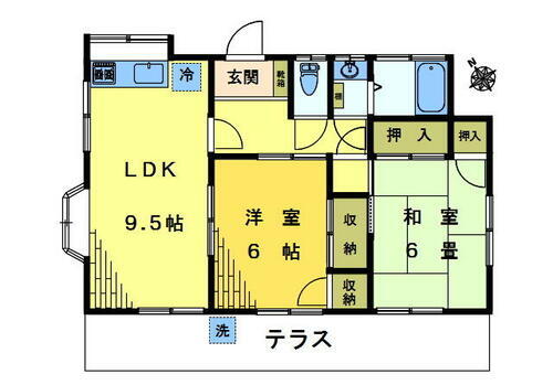 東京都中野区中野６丁目 東中野駅 2LDK アパート 賃貸物件詳細