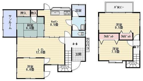 茨城県稲敷市柴崎 2階建 築38年8ヶ月