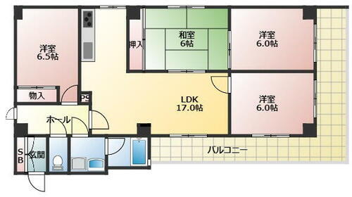 兵庫県神戸市東灘区住吉山手８丁目 御影駅 4LDK マンション 賃貸物件詳細