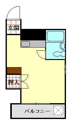 ＴＫビル 3階 ワンルーム 賃貸物件詳細