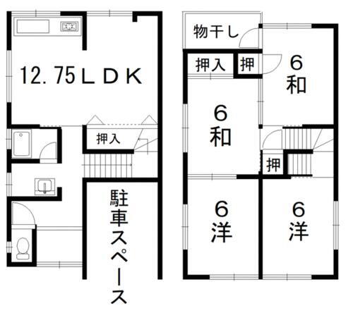 京都府城陽市枇杷庄出羽 富野荘駅 4LDK 一戸建て 賃貸物件詳細