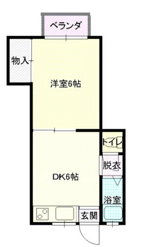 ブルースカイ梅田 1階 1DK 賃貸物件詳細