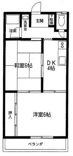 牛川グリーンハイツ 2階 2DK 賃貸物件詳細