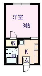 熊本県熊本市中央区帯山９丁目 1K アパート 賃貸物件詳細
