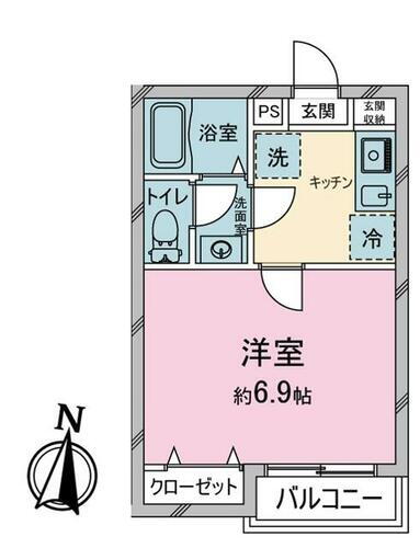 東京都清瀬市野塩５丁目 秋津駅 1K アパート 賃貸物件詳細