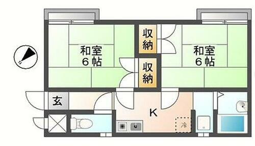 コーポＭＴ 1階 2DK 賃貸物件詳細