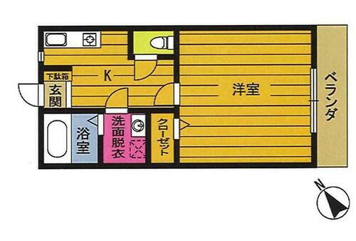 大分県杵築市大字杵築 1K アパート 賃貸物件詳細