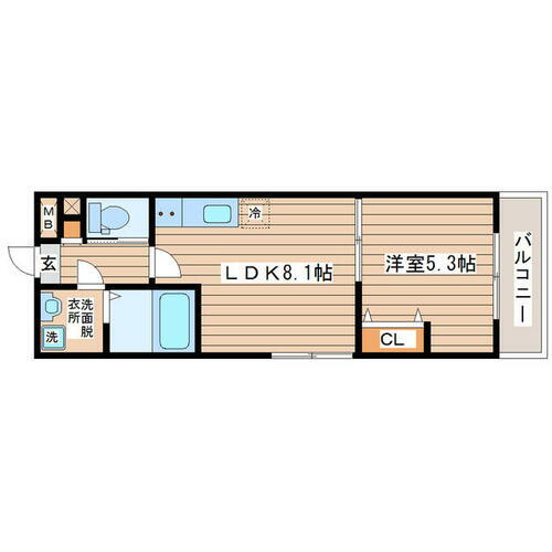 宮城県仙台市若林区穀町 連坊駅 1LDK マンション 賃貸物件詳細
