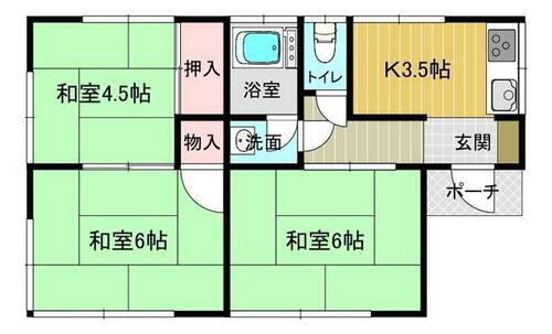 千葉県香取市本郷 小見川駅 3K アパート 賃貸物件詳細