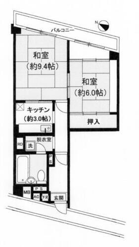静岡県熱海市咲見町 熱海駅 2K マンション 賃貸物件詳細