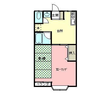 岩手県北上市柳原町１丁目 柳原駅 1K アパート 賃貸物件詳細