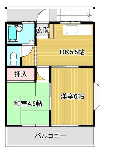 千葉県八街市八街ろ 榎戸駅 2DK アパート 賃貸物件詳細