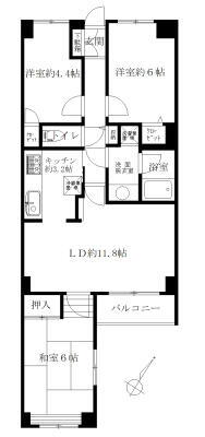 埼玉県上尾市仲町１丁目 上尾駅 3LDK マンション 賃貸物件詳細
