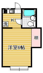 末広コーポ 2階 1K 賃貸物件詳細