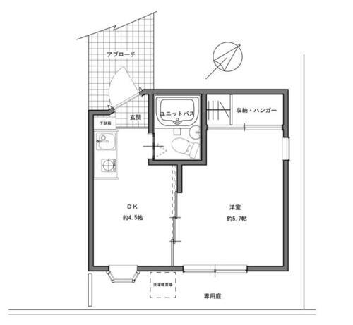 ストーンフィールド 1階 1DK 賃貸物件詳細