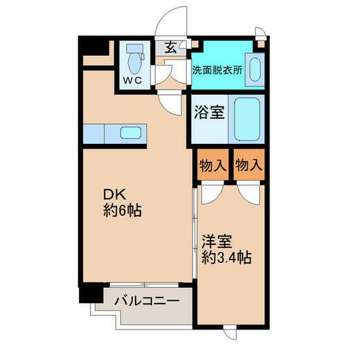 宮城県仙台市青葉区落合２丁目 陸前落合駅 1DK マンション 賃貸物件詳細