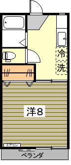 福島県郡山市図景２丁目 郡山駅 1K アパート 賃貸物件詳細