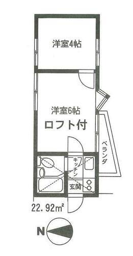 埼玉県草加市谷塚仲町 谷塚駅 2K アパート 賃貸物件詳細