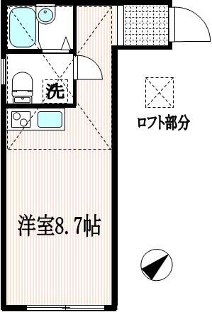 サイドパーク白糸台 2階 ワンルーム 賃貸物件詳細