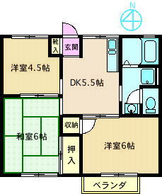 神奈川県海老名市今里３丁目 海老名駅 3DK アパート 賃貸物件詳細
