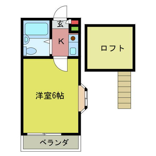 埼玉県坂戸市伊豆の山町 北坂戸駅 1K アパート 賃貸物件詳細