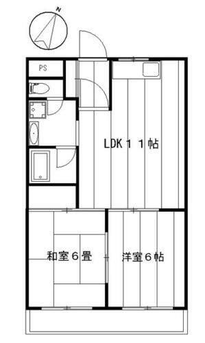 東京都東村山市廻田町１丁目 東村山駅 2LDK マンション 賃貸物件詳細