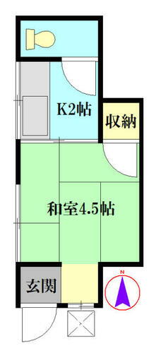 東京都中野区南台３丁目 方南町駅 1K アパート 賃貸物件詳細