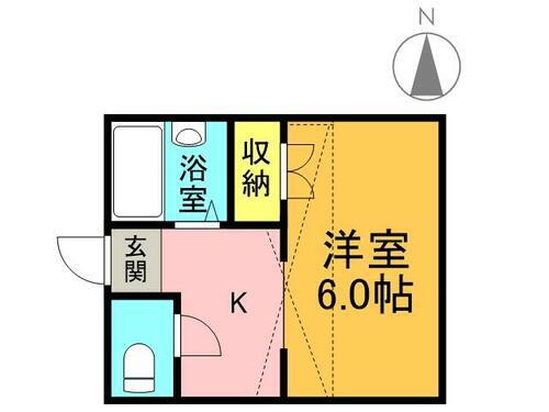 福島県郡山市安積荒井３丁目 安積永盛駅 1K アパート 賃貸物件詳細