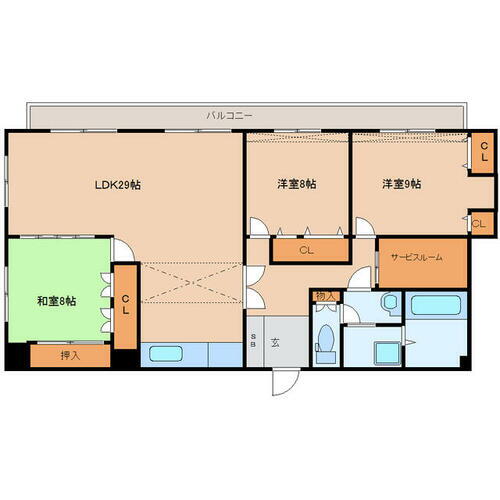 宮城県仙台市若林区大和町５丁目 卸町駅 3SLDK マンション 賃貸物件詳細
